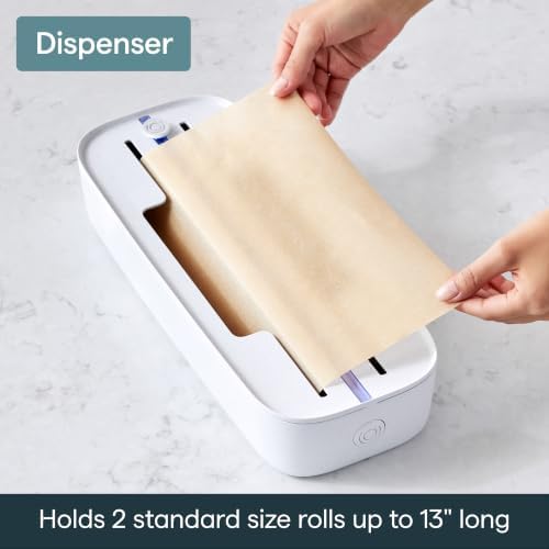 YouCopia StoraRoll Food Wrap Dispenser 2-in-1, Aluminum Foil Wrap Organizer