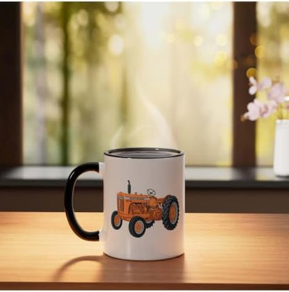 Vintage Allis-Chalmers WD 45 Classic Tractor Ceramic Mug, Black/White, 11oz