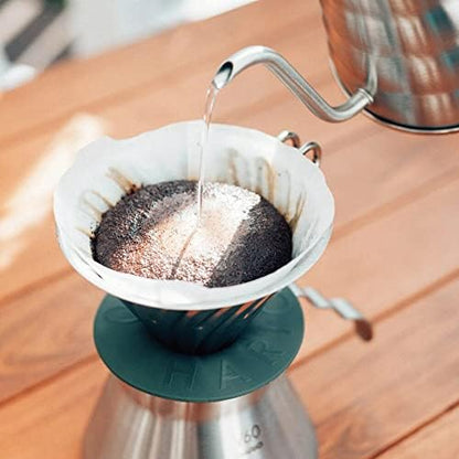 Hario Outdoor V60 Metal Dripper, 02 Silver