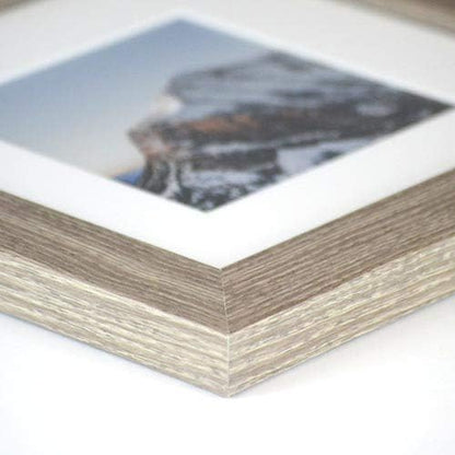 Frame It Easy 33 x 7 Rustic Gray Wood Frame