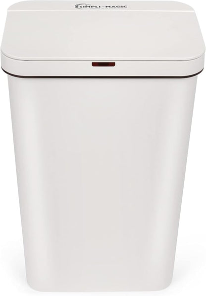 Simpli-Magic 13 Gallon Motion Sensor Touchless Trash Can – Automatic Hands-Free