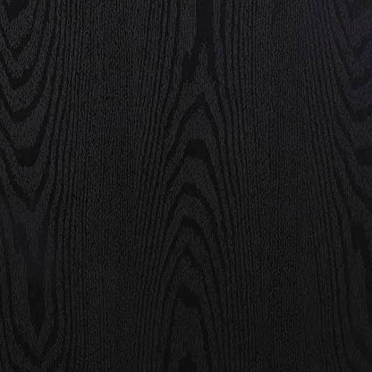 Household Essentials Crown Black Oak Grain Bookshelf with Gold Iron