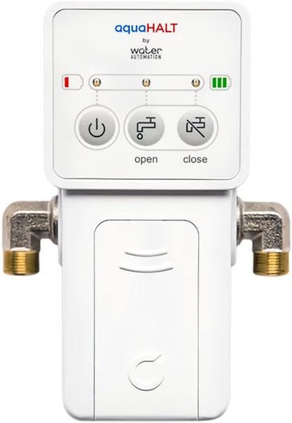 aquaHALT Smart Home Water Toilet Leak Detector Alarm and Automatic Shut Off
