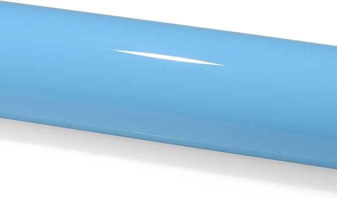 60"x60" (5FTx5FT) PPF Paint Protection Film Gloss Light Blue Self Healing Auto Bra Vinyl Wrap Invisible Scratches Shield Sheet DIY with Tool Kit