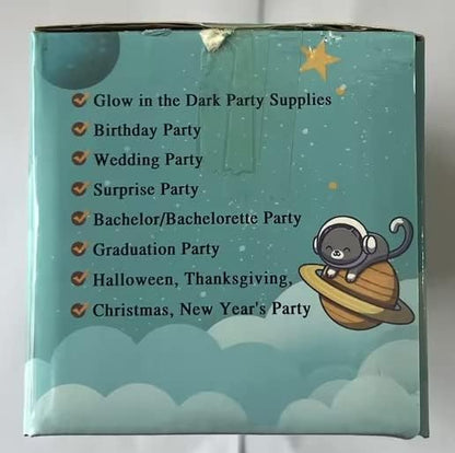 24Pcs Glow in the Dark Party Supplies for Kids/Adults, Flashing Light up Toys LED Bracelets Halloween Glow Sticks, Mardi Gras Party Favors Carnival Birthday Concert Gifts Accessory