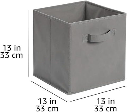 Amazon Basics Collapsible Fabric Storage Cube Bins Organizer