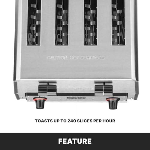 Waring 4-Slot Toaster with 240 Slices an Hour
