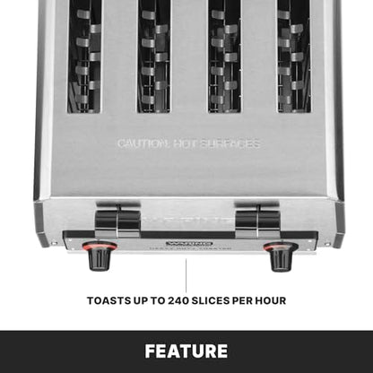 Waring 4-Slot Toaster with 240 Slices an Hour