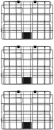IRIS USA Over The Door Organizer, 3 Pack, Hanging or Wall Mount Wire Basket