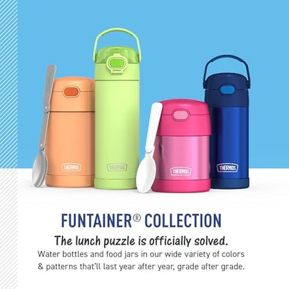 THERMOS FUNTAINER 16oz Plastic Bottle with Spout Lid, Frozen