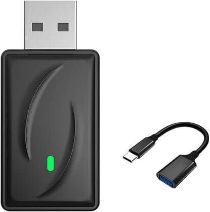 Wireless Android Auto Adapter for BMW i3 2019-2025,Fast Auto-Connect Android Auto Wireless Adapter,Plug and Play Mini Stable Adapter,A
