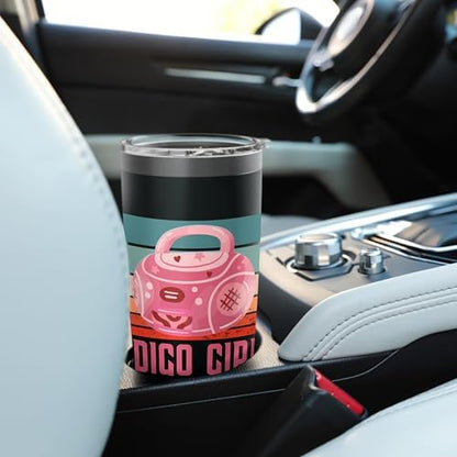 Indigo Girls Vintage Boombox Stainless Steel Insulated Tumbler