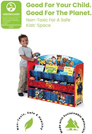 Delta Children Deluxe Book & Toy Organizer, Nick Jr. PAW Patrol