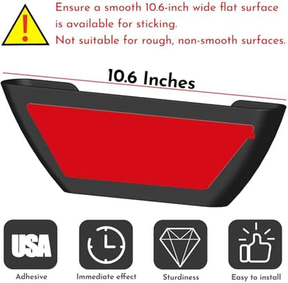 Universal Pot Lid Organizer for Cabinet - Upgraded Patented Niceyos 6 Pack Pan Lids Organizers Inside Door Wall Mount Pots Top Storage Rack Holder Kitchen, Fits 6" to 13" (Black)