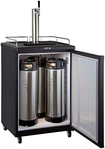 Kegco Keg Dispenser, 1 Faucet, Black