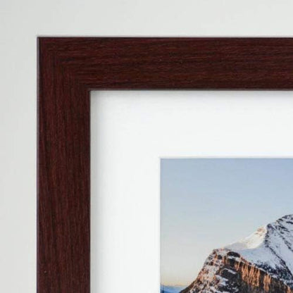 Frame It Easy 33 x 33 Merlot Wood Frame