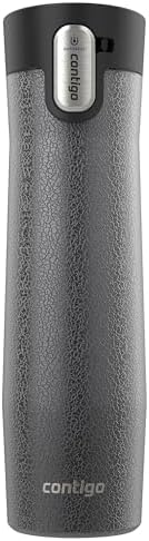 Contigo® AUTOSEAL® West Loop Vacuum-Insulated Stainless Steel Travel Mug with Easy-Clean Lid, 24 oz, Crystal Sake