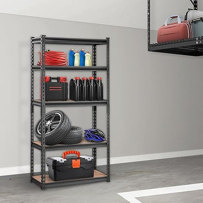 VEVOR Storage Shelves 5-Tier Adjustable 2000 lbs 30"x12"x60" Shelving Unit
