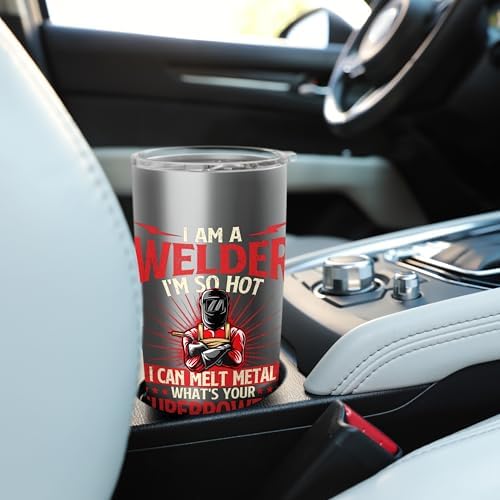I Am A Welder What's Your Superpower - Welding Ironworker Stainless Steel Insulated Tumbler