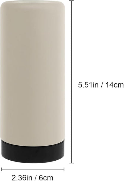 Silicone Dish Soap Dispenser, 8 Oz Refillable Squeeze Bottle, Leakproof