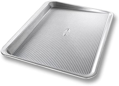 USA Pan Bakeware Aluminized Steel Cookie Scoop Pan, Large