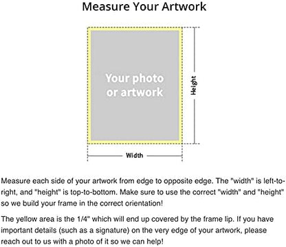 Frame It Easy 33 x 32 White Wood Frame