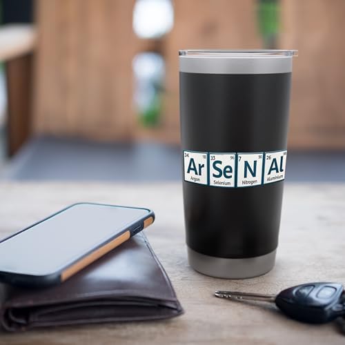 Arsenal (Ar-Se-N-Al) Periodic Table Elements Stainless Steel Insulated Tumbler