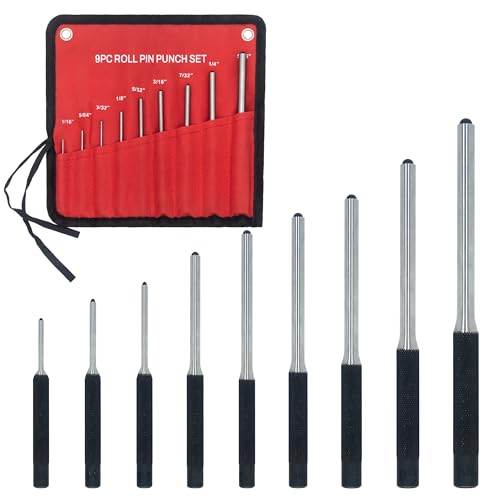9-Piece Roll Pin Punch Set