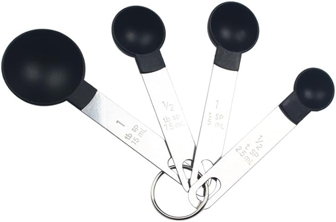 Plastic Measuring Cup & Spoon Set – 8-Piece