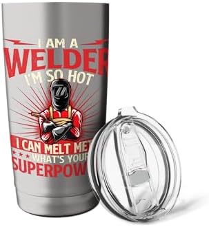 I Am A Welder What's Your Superpower - Welding Ironworker Stainless Steel Insulated Tumbler