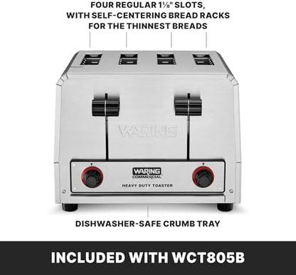 Waring 4-Slot Toaster with 360 Slices an Hour