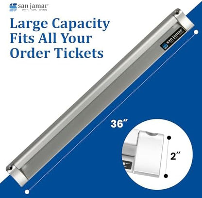 San Jamar Check Slide Rack 36"