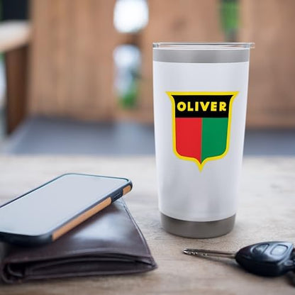 Oliver Tractors Vintage Logo Retro Farming Apparel Stainless Steel Insulated Tumbler