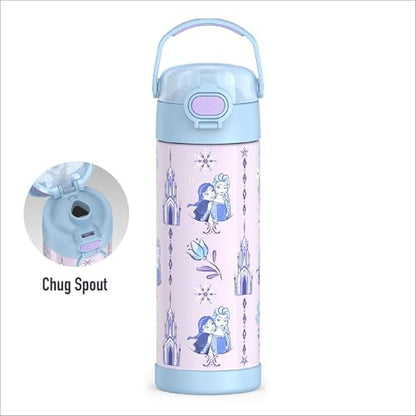 THERMOS FUNTAINER Water Bottle with Spout, 16oz, Frozen