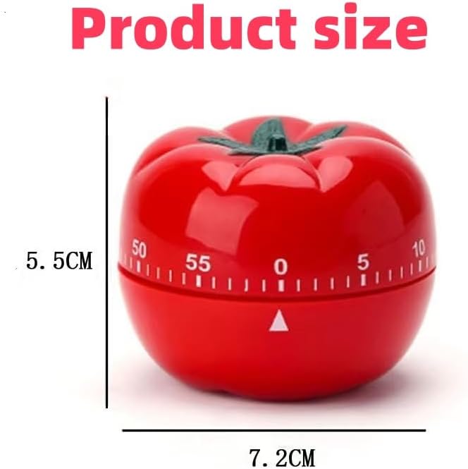 Kitchen Timer, 60-Minute Mechanical Countdown Timer