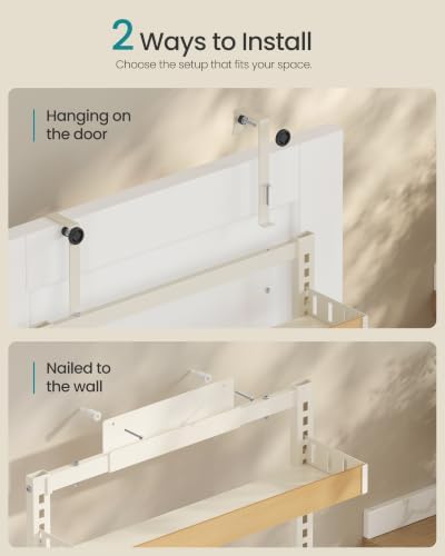 SONGMICS 8-Tier Over the Door Pantry Organizer, Adjustable Spice Rack