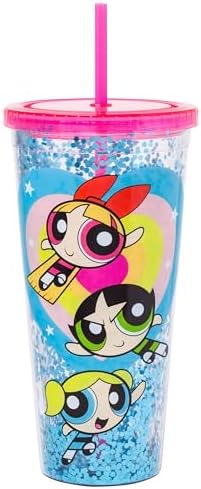 Silver Buffalo Powerpuff Girls Blossom, Plastic Cold Cup, 32oz