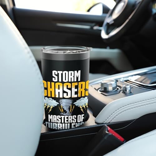 Storm Chasing, Weather Tornado Hunter & Hurricane Chaser Stainless Steel Insulated Tumbler