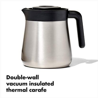 OXO Brew 8 Cup Coffee Maker + Descaling Solution