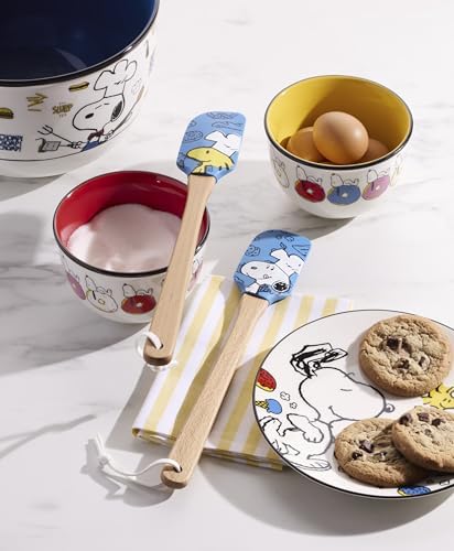 Lenox Chef Snoopy Silicone Spatula Set, 2-Piece