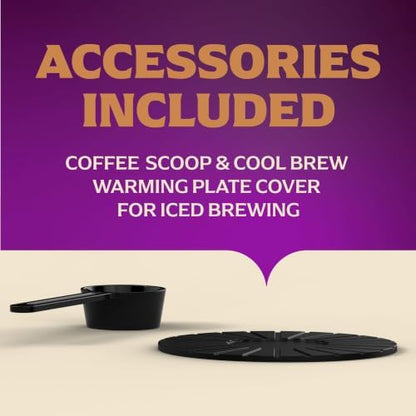 Mr. Coffee® 12 Cup Coffee Maker, Programmable Coffee Maker with Strong Brew and Iced Coffee Brew Settings, Small Batch Setting for 1 to 4 Cups, Abyss Blue