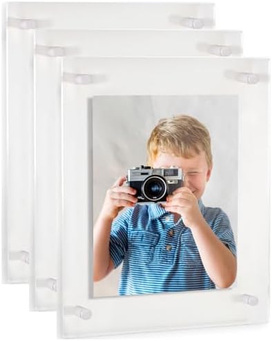 ArtToFrames 18x26 Inch Double Panel Floating Acrylic Picture Frame comes