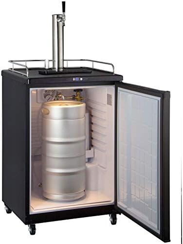 Kegco Keg Dispenser, 1 Faucet, Black