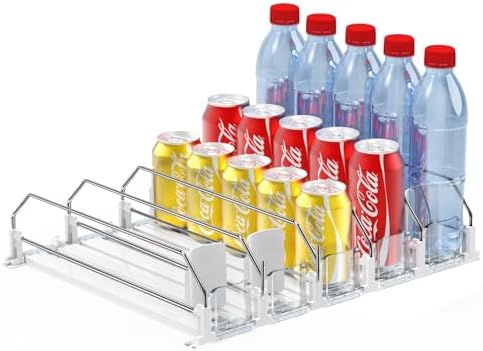 AMLLLC Drink Organizer for Fridge - Storage 25 Cans