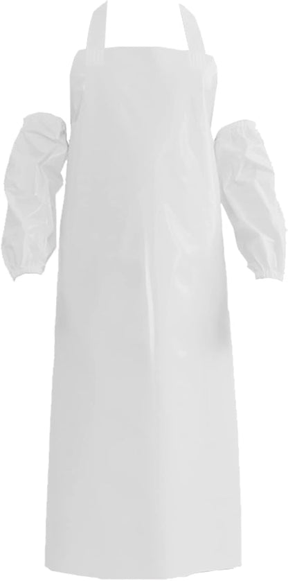 ELEBOX Waterproof Oil Proof Bib Apron Utility Apron Chemical Resistant Apron