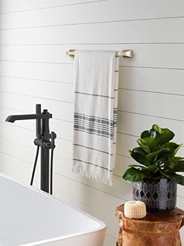 Amerock BH36013BBZ | Golden Champagne Towel Bar | 18 inch (457 mm) Center-to-Center Towel Rack | Highland Ridge | Bathroom Towel Holder | Bathroom Hardware | Bath Accessories