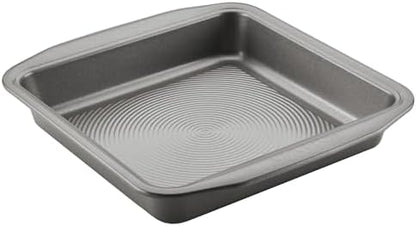 Circulon Nonstick Bakeware Baking Pan / Cake Pan, Square - 9 Inch, Gray