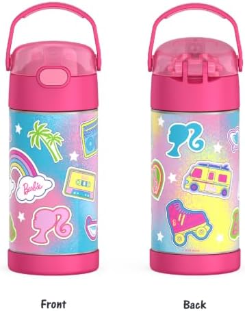 THERMOS FUNTAINER Water Bottle with Straw, 12oz, Barbie