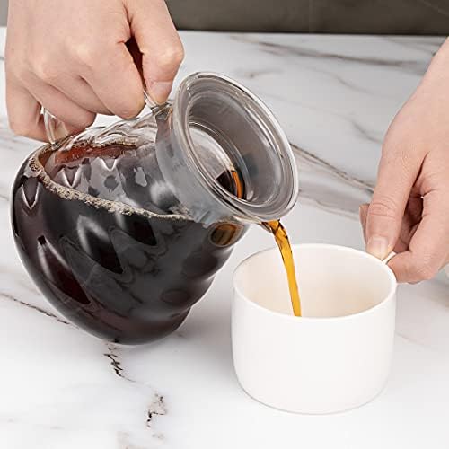 Restaurantware 22 oz Round Clear Glass Range Coffee Server Carafe