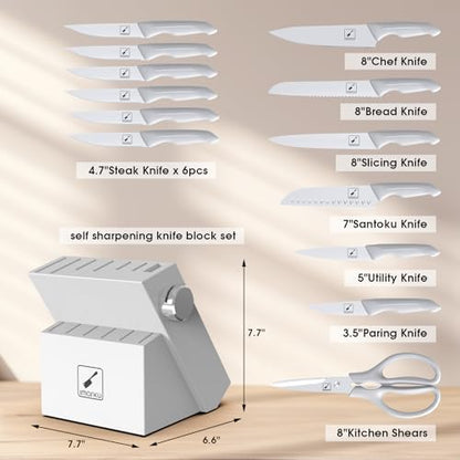 imarku® 14-Piece Kitchen Knife Set
